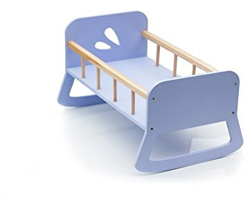 Moover MOOV-7444U Großes Holz Puppenbett-Puppenwiege/Flieder, Lila
