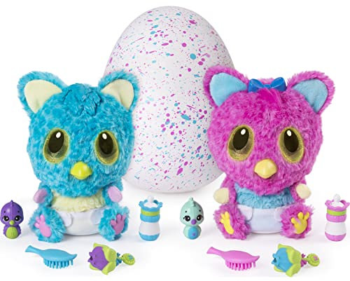 Hatchimals 6044072 HatchiBabies Cheetree, Baby - Hatchimal mit interaktiven Accessoires