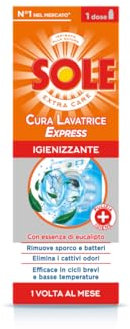 Sole Cura Lavatrice Express Igienizzante, Multiazione, Confezione da 1 flacone da 250 ml