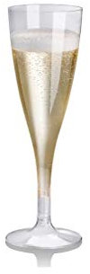 SDG Flute da 27 a Champagne 10 cl in PLA 100% biodegradabile