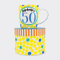 Rachel Ellen Bone China Mug in Gift Box - Fabulously 50 - 50th Birthday