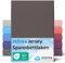 etérea Jersey Spannbettlaken 200x220cm Dunkelbraun bis 25 cm Höhe - 100% Baumwolle Comfort Spannbetttuch, Oekotex Matratzen Bett Bezug - Bettlaken 200x200 cm - 200x220 cm - Dunkelbraun