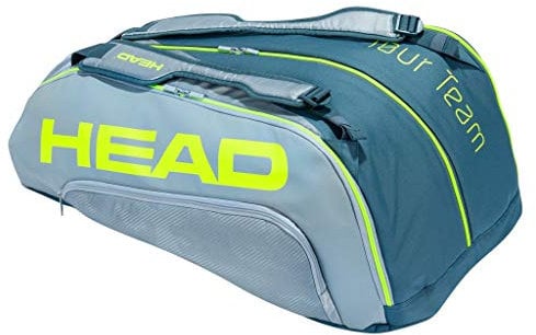 HEAD Team Extreme 12R, Grau/Neon Gelb, 12 Racquets