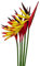 Rikyo Strelitzia Lot de 6 Fleurs artificielles - Oiseau de Paradis - 58,4 cm - Bouquets de Fleurs Tropicales d'imitation pour Bureau, Maison, fête, Arrangement, Plantes en Pot (Jaune)