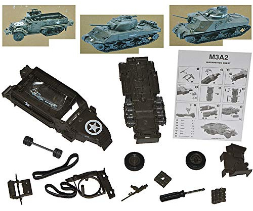 alles-meine.de GmbH 1 Stück: Bausatz - Militär Fahrzeuge 1:32 - Panzer - Militärfahrzeuge Modell Modellbausatz Newray