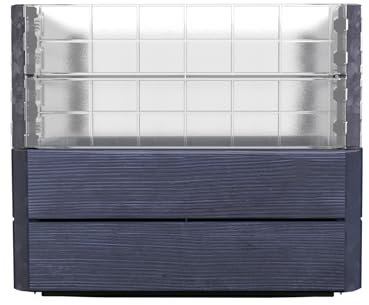Garantia Ergo Quadro Turbo S 50 Hochbeet Wood, inkl. Flora Wassersparsystem - Blumentopf, Hochbeete für Garten, Pflanzkübel Groß Außen, Blumenkasten, Blumentopf Hoch, Blumenkübel, Frühbeet