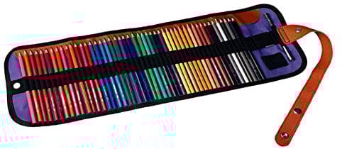 72 Buntstifte Set Hochwertige Farbige Minen mit Weichem Kern für Erwachsene Künstler Profis und Koloristen Geschützt und Organisiert in Einer Tasche