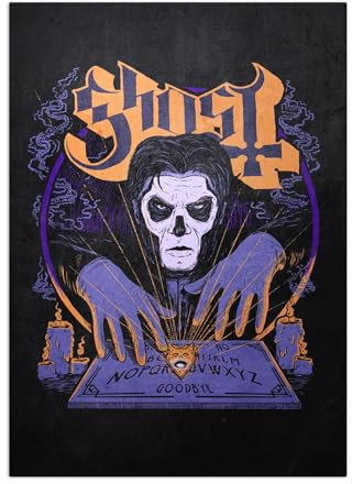 Displate - Metallposter - Magnet-Montage - Ghost - Horror Movies - Invoking Ghosts - Größe M - 32x45cm Matt