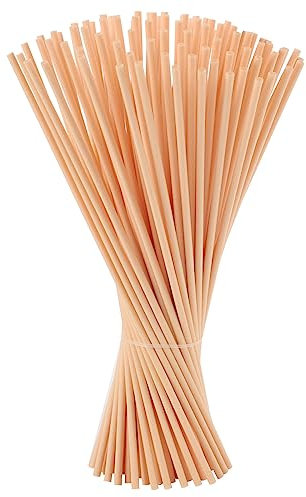 100 Stück Rattanstäbchen für Raumduft, 20 cm x 3 mm Diffuserstäbchen Rattan Reed Fiber, Aroma Diffuser Stäbchen für ätherische Öle im Home Office Hotel SPA (Natur)