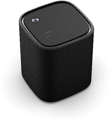 Yamaha True X Speaker 1A Altavoz portátil, inalámbrico, Sonido Envolvente con Bluetooth. Funciona Exclusivamente con Barras de Sonido True X. Negro