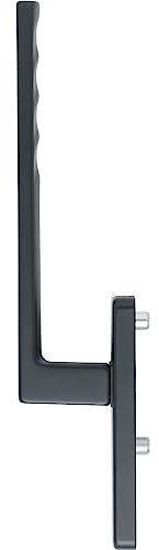 HOPPE Toulon 11668994 - Tirador de puerta corredera exterior PZ, longitud 253, aluminio negro mate,