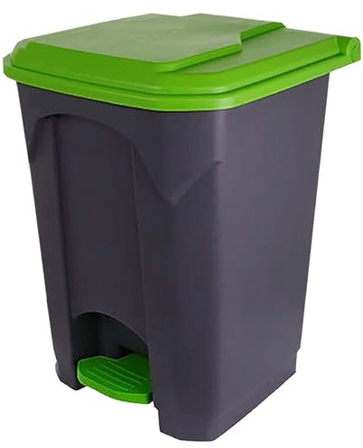 Bayersan Waste Bins Kitchen Plastic Pedal Bin | Recycling Dustbin | Garbage Trash Can With Lid | Office Dust Bin | Indoor Recycling Bins (67L, Green)