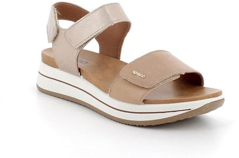 Igi&Co D.Sindy, Sandali con Zeppa Donna, Corda-Champagne, 40 EU
