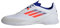 adidas Unisex F50 League Football Boots Indoor Fußballschuhe, Cloud White/Solar Red/Lucid Blue, 35 EU