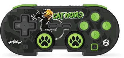 Hyperkin Limited Edition Pixel Art Bluetooth Controller Offizielle Miraculous Edition - Offiziell lizenziert - Für Nintendo Switch®, PC, Mac®, Android®, iOS® (Cat Noir)