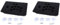 Fivetwofive 2X Arcade Joystick Acrylic Panel Case for Arcade Game Machine DIY Can Be Installed Joystick Button for Retro Video Game