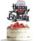 Dxsdgetue Chef Happy Birthday Cake Topper, Cooking Theme Birthday Party Decoration, Cooker Sign Cake Decor，Boys Girls Men Women day Party Celebration Decor Supplies