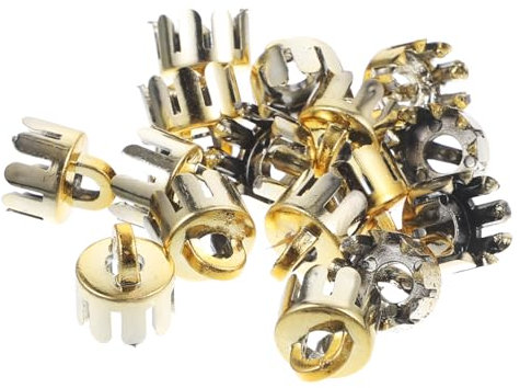 STOBOK 20stücke Dekorative Kappen Für Weihnachtskugeln DIY Ballpendelkappen Bruchsichere Aufsätze Für Festliche Dekorationen Vielseitig Einsetzbar Für Hochzeiten Und Feiern