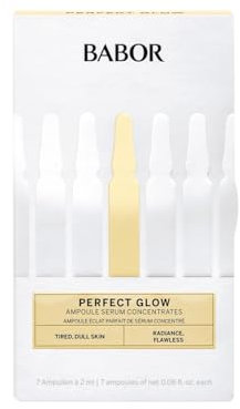 BABOR Perfect Glow, Serum Ampullen für das Gesicht, Mit Glow Pigmenten für einen strahlenden Teint, Vegane Formel, Ampoule Concentrates, 7 x 2 ml