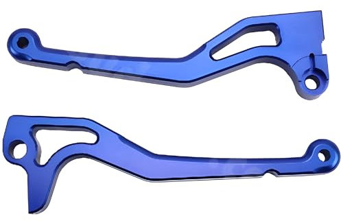 Bremshebel Carenzi CNC links & rechts, 2 Stück, blau für MBK Stunt Booster Spirit, Yamaha Slider Mach G AC LC BWS NG Jog R Aerox Cat 50 ccm