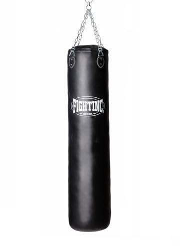 Fightinc. Boxsack Classic GEFÜLLT/UNGEFÜLLT/MIT FÜLLUNG 80 100 120 150 180 cm bis 50kg ideal für Jugend & Erwachsene Kampfsport Training (UNGEFÜLLT, 80cm)