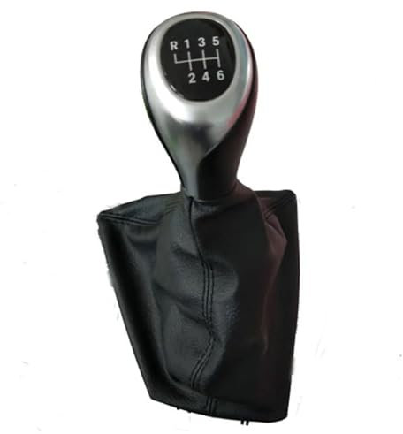 LFDTO 5-Gang-6-Gang-Auto-Schaltknauf Schaltknauf mit Lederstiefel passend for BMW F20 F30 F31 Auto-Styling