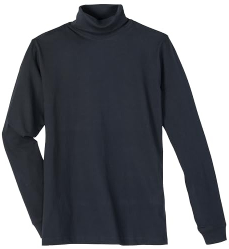 Redfield Rollkragen-Langarmshirt Roy weiß Übergröße