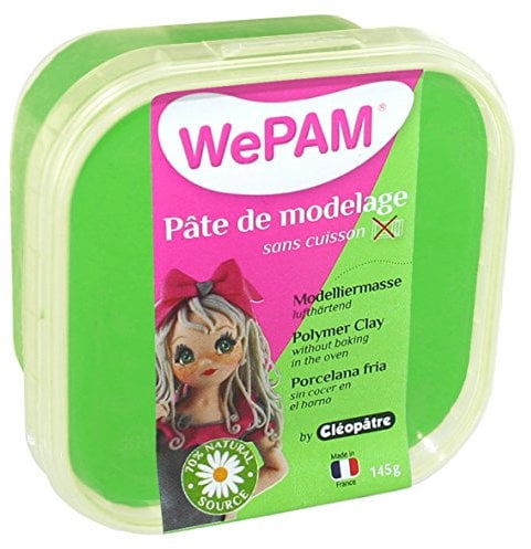 WePAM - PFW349-145 - Lufthärtende Modelliermasse, 145 g, Grün