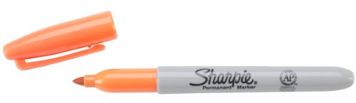 Sharpie Neon Permanent Marker Open Stock-Orange