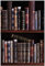 Wallario selbstklebendes Poster - Bücherregal mit Alten Büchern, Aufkleber in Premiumqualität, Klebefolie Größe: 61 x 91,5 cm (Maxiposter)
