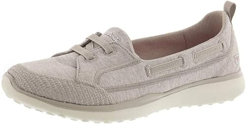 Skechers Womens Microburst Topnotch, Taupe, 10