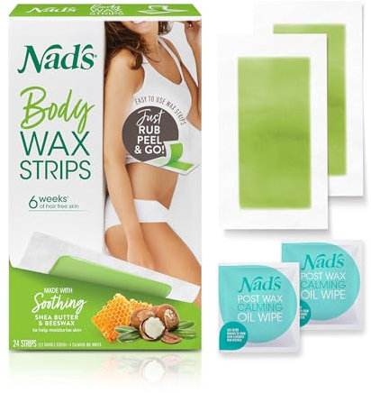 Nad's Hair Removal Strips 24's For Body (Haarentfernung)