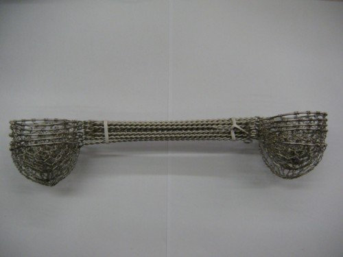 10er Pack Fondue-Sieb, Ø 6cm, L 22cm, silberfarben, Sieblöffel für Feuertopf, Mongolentopf