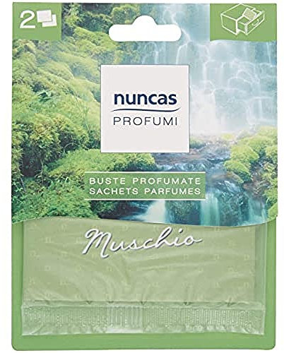 Nuncas Buste Profumate - per Cassetti - Muschio - 2 Pezzi