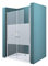 Mai&Mai double porte de douche pivotante 180°auto-levante paroi de douche pour niche 95x195cm en verre ESG dépoli opaque de 6mm avec revêtement Nano Ter24MS