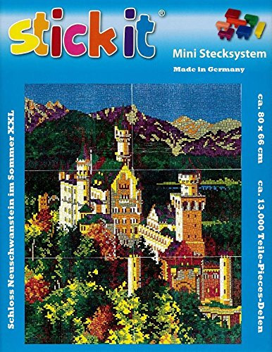 stickit Mini Stecksystem Schloss Neuschwanstein im Sommer XXL ca. 13.000 Teile Nr. 41274