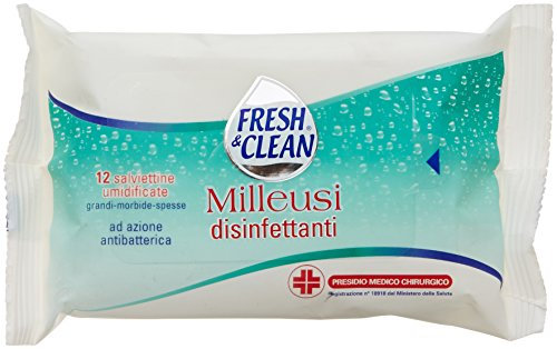 Fresh & Clean Disinfectant Wipes, Wet Wipes, Anti-Bacterial Wipes (Pack of 6)