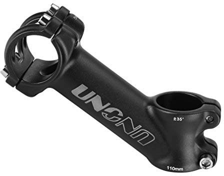 FOMTOR 31,8 Vorbau 35 Grad 70mm 90mm 110mm Bike Lenker Vorbau Riser MTB Vorbau Geeignet für Mountainbike, Rennrad, BMX, MTB (31,8 x 110mm)