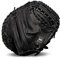 Franklin Sports Baseball Fielding Glove - Men's Adult and Youth Baseball Glove - CTZ5000 Black Cowhide Glove - 33.5 Half-Moon Web for Catchers