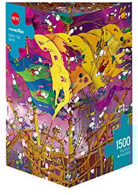 Heye Verlag 29924 Save the Ship, Mordillo Puzzle, Green