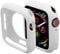Miimall Kompatibel mit Apple Watch 40mm Schutzhülle Series 6/SE/5/4, Flexible TPU Hülle Abdeckung Stoßfest Schutz Bumper Case für Apple Watch Serie 4/5 - Weiß