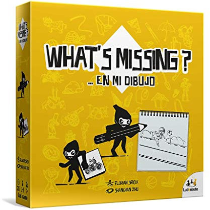 Asmodee LUWSM01SP Rätsel What's Missing Kartenspiel