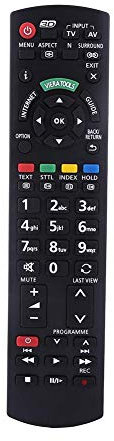 Goshyda Replacement TV Remote Cotrol for N2QAYB000572 N2QAYB000428 N2QAYB000328 N2QAYB000752 N2QAYB000753 N2QAYB000490 N2QAYB000353 N2QAYB000428 N2QAYB000715 N2QAYB000487 TX-P42G20B TX-P42S30B