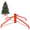 Ouvin 54,9 cm Weihnachtsbaumständer, Eisen, Metall, Baumsockel, 1,2 m, Heimdekoration für Weihnachten (50 cm, rot)