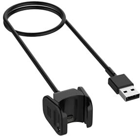 Sago Câble de charge compatible avec Fitbit Charge 4 – Adaptateur de chargeur USB de rechange pour Fitbit Charge 4