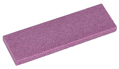 Alu Oxyd Stein 70x25x5mm rosa Körnung 80 - für Ski und Snowboard Kante