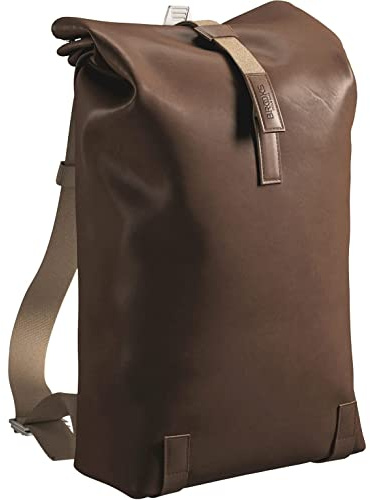 BROOKS_ENG Brooks England Pickwick Leather Large Rolltop Rucksack Dunkelbraun