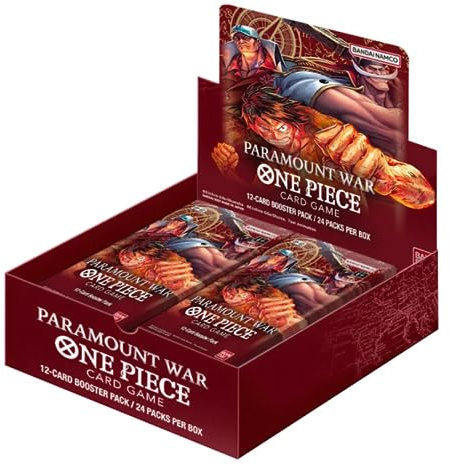 BANDAI One Piece: Paramount War [OP-02] Booster Display | Trading Card Game | Ages 6+ | 2 Players | 20-30 Minutes Playing Time, (BCL2662782)