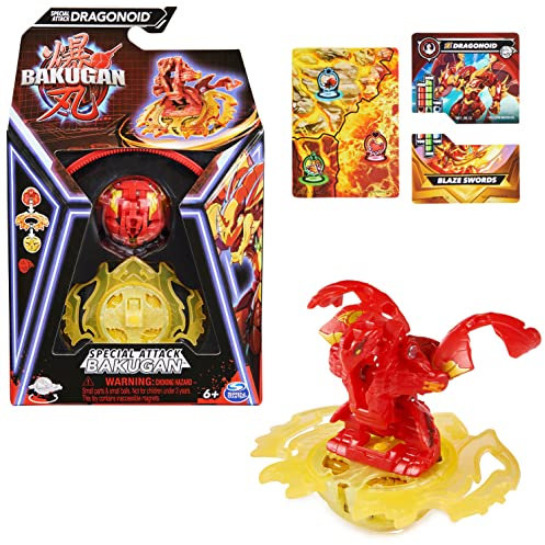 Bakugan 3.0 Special Attack 1er Pack - Dragonoid, individuell zusammenstellbare Actionfigur mit Charakterkarte zum Sammeln, für Kinder ab 6 Jahren