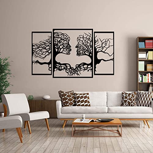 dv decovieno Arbre De Vie Decoration Murale, Arbre De Vie Decoration, l'Arbre De Vie, Deco Murale Metal, Arbre De Vie Metal, Décoration Murale, Decoration Murale Salon (Total61x100cm)